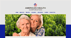 Desktop Screenshot of americanhealthcorporation.net